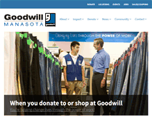 Tablet Screenshot of experiencegoodwill.org